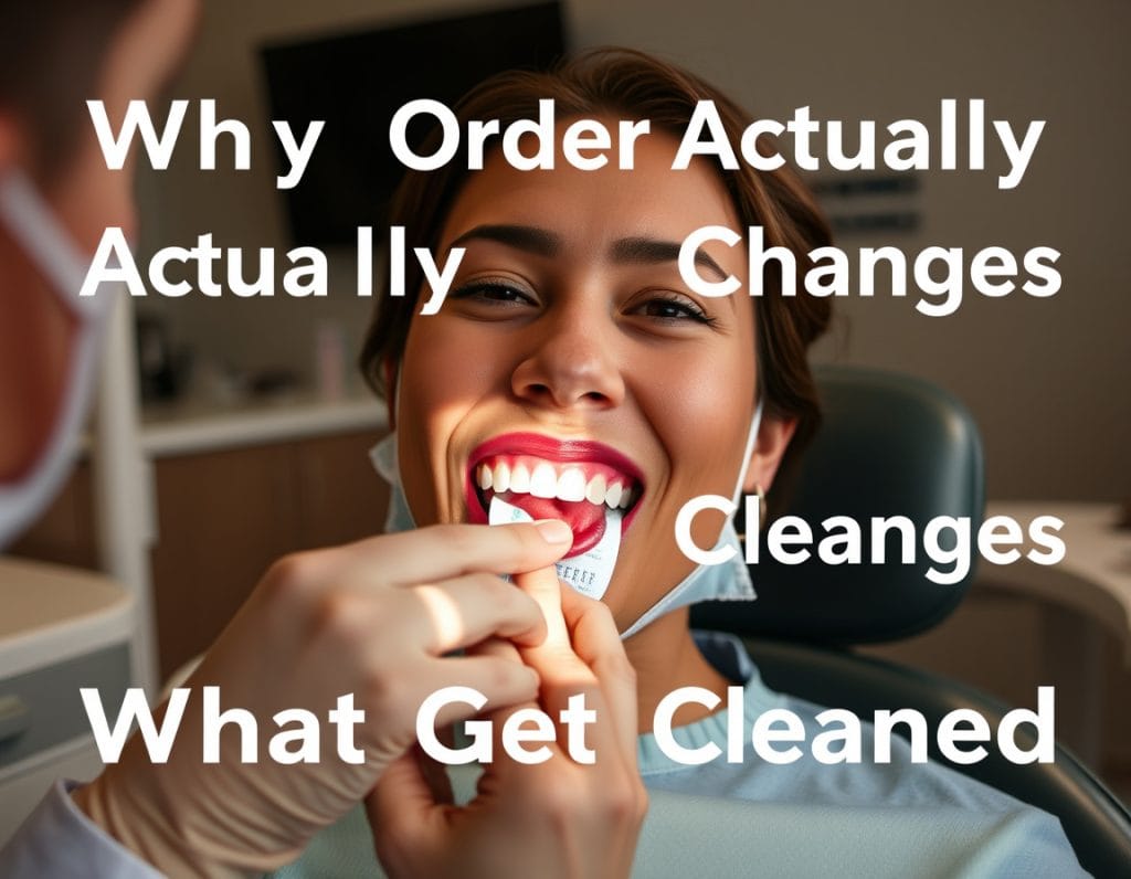 Why the Order Actually Changes What Gets Cleaned — Dentist, Coral Springs